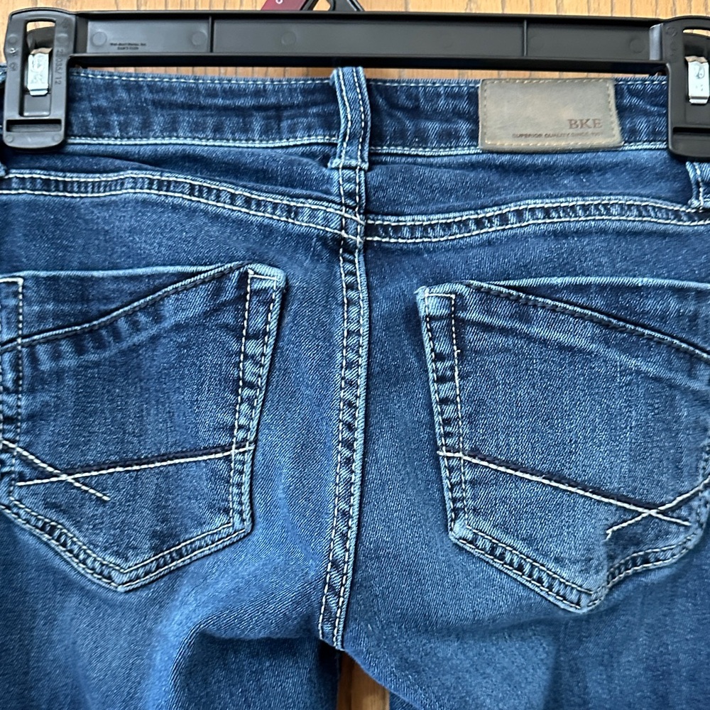 BKE Women's Deep Indigo Boot Cut Jeans - Picture 5 of 7